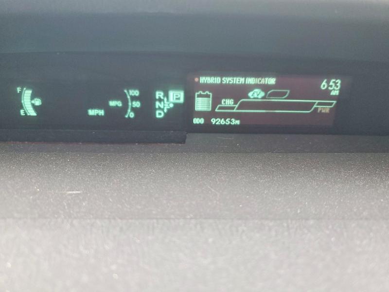 2014 Toyota Prius VIN JTDKN3DU2E1735119 COPART salvage auction — SIDE, Md - Cert Of Salvage > 75% Damage, sold $3,650 on 2026-07-20 (photo 9)