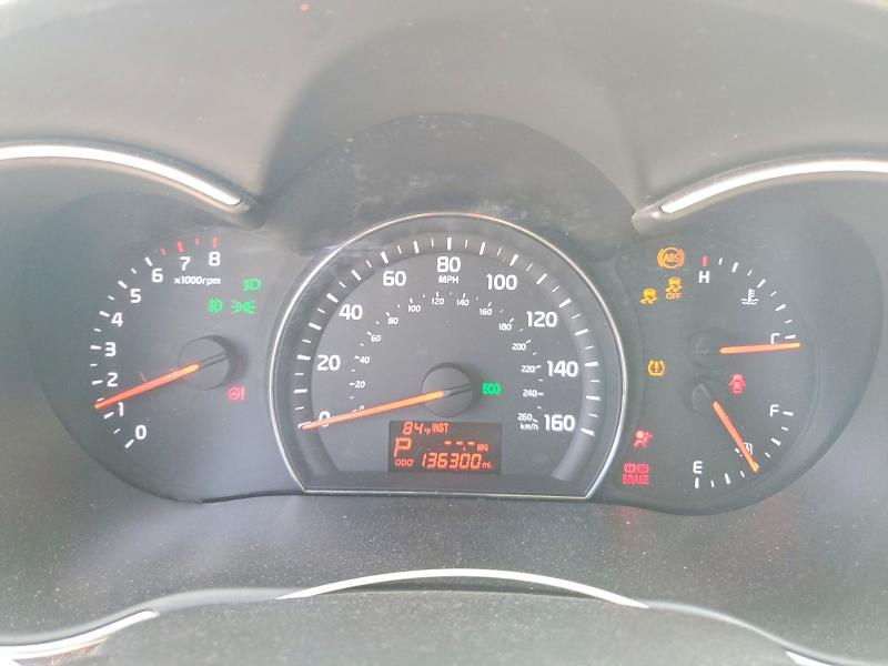 2014 Kia Sorento VIN 5XYKT3A68EG435063 COPART salvage auction — REAR END, Tx - Certificate Of Title, sold $2,200 on 2026-07-31 (photo 9)