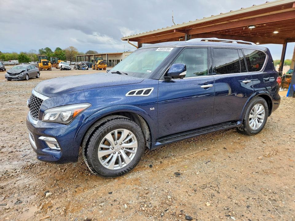 2017 Infiniti Qx80 VIN JN8AZ2NF6H9643435 COPART salvage auction — MINOR DENT/SCRATCHES, Al - Certificate Of Title (P), sold $3,400 on 2026-07-07 (photo 1)