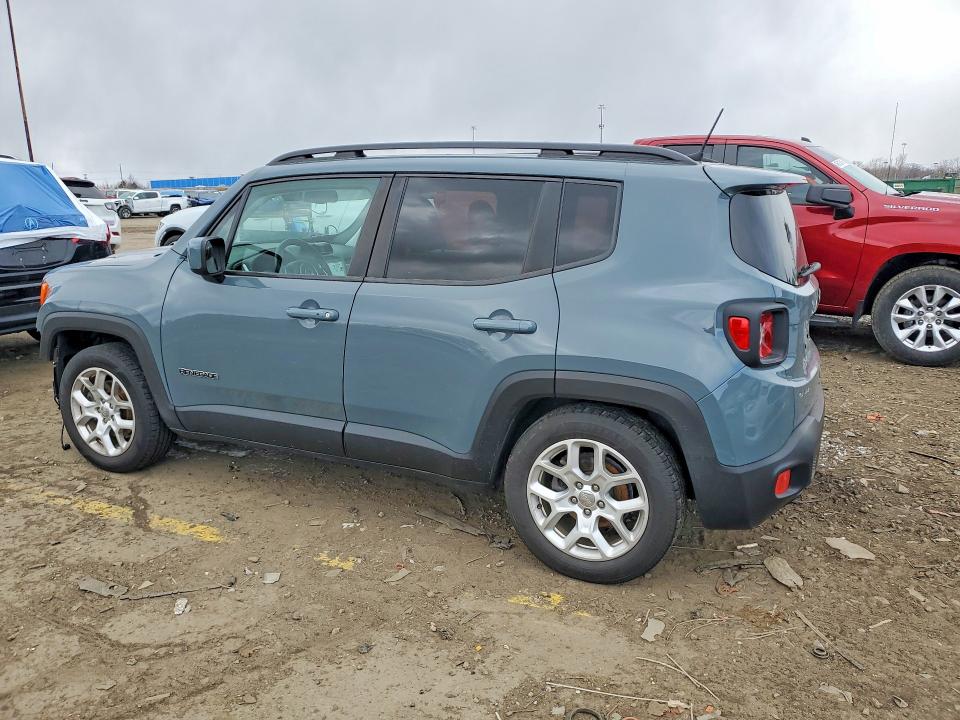 2018 Jeep Renegade VIN ZACCJABB7JPH66477 COPART salvage auction — FRONT END, Id - Salvage Certificate Of Title, sold $925 on 2026-07-10 (photo 2)