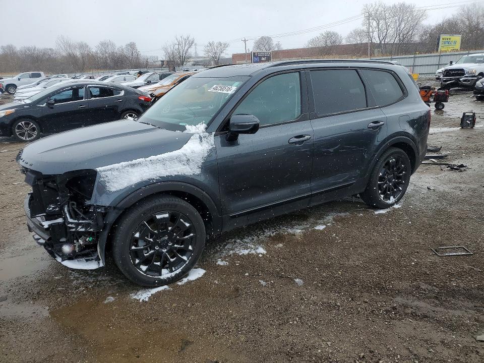 2021 Kia Telluride VIN 5XYP5DHC6MG189632 COPART salvage auction — FRONT END, Wv - Salvage Certificate, sold $6,000 on 2026-07-22 (photo 1)