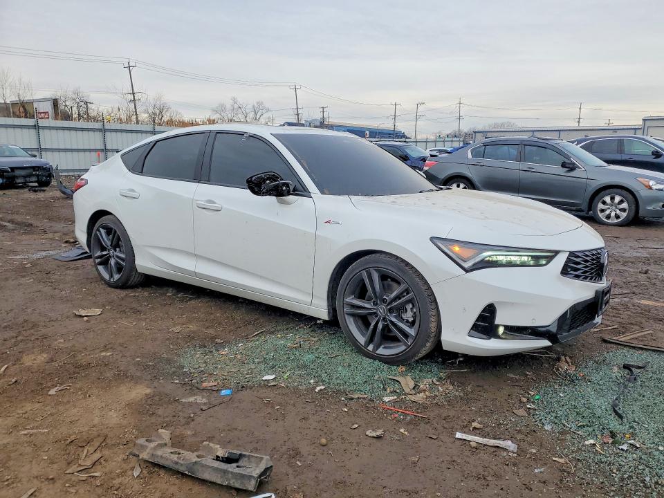2024 Acura Integra VIN 19UDE4H69RA025054 COPART salvage auction — HAIL, IN - CERT OF TITLE-SALVAGE TITLE, sold $13,000 on 2026-07-20 (photo 4)