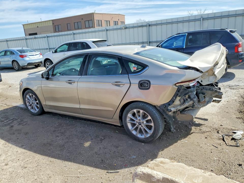 2019 Ford Fusion VIN 3FA6P0HDXKR103268 COPART salvage auction — REAR END, Ks - Cert Of Title-Salvage, sold $3,700 on 2026-07-02 (photo 2)