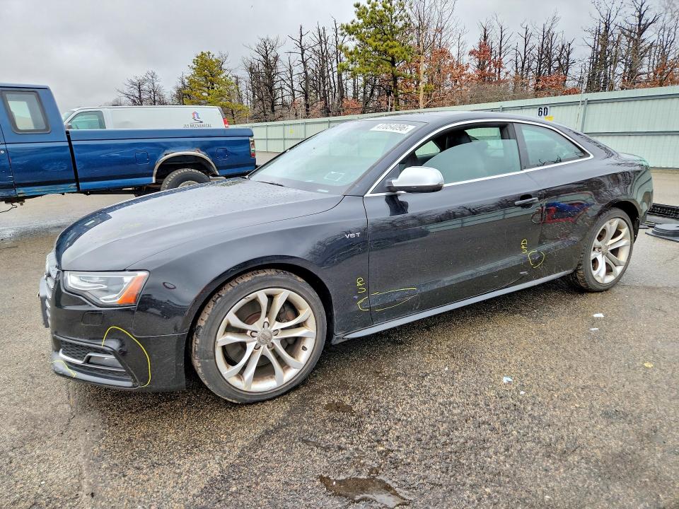 2014 Audi Rs5 VIN WAUCGAFR8EA035629 COPART salvage auction — REAR END, Ny - Mv-907A Salvage Certificate, sold $7,600 on 2026-07-06 (photo 1)