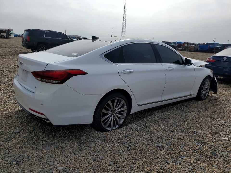 2015 Hyundai Genesis VIN KMHGN4JF8FU091915 COPART salvage auction — FRONT END, Tx - Salvage Vehicle Title, sold $1,700 on 2026-07-09 (photo 3)