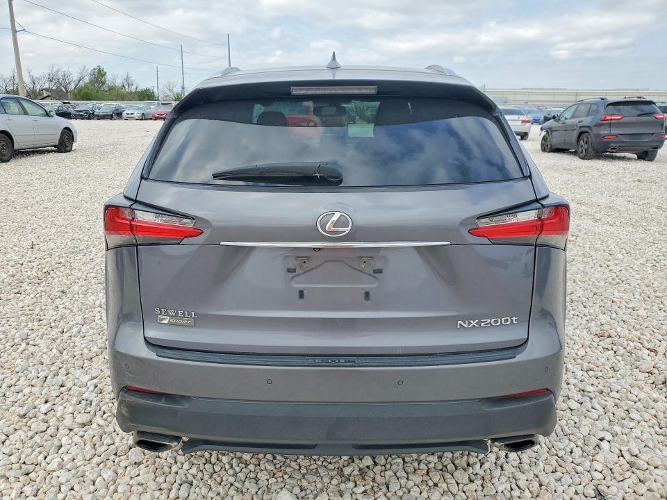 2016 Lexus Nx VIN JTJYARBZ9G2031341 COPART salvage auction — SIDE, Tx - Salvage Vehicle Title, sold $4,600 on 2026-07-23 (photo 6)