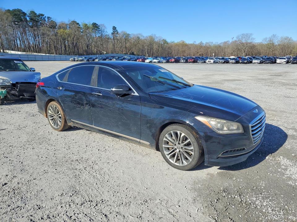 2015 Hyundai Genesis VIN KMHGN4JE0FU101702 COPART salvage auction — VANDALISM, Nc - Salvage Certificate Of Title, sold $175 on 2026-07-29 (photo 4)
