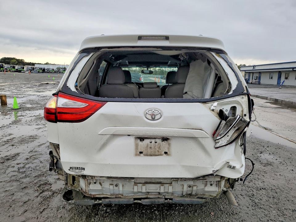 2015 Toyota Sienna VIN 5TDYK3DC2FS642941 COPART salvage auction — REAR END, Salvage Title, sold $225 on 2026-07-27 (photo 6)