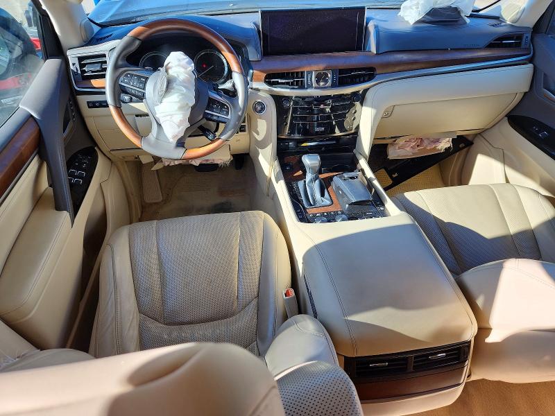 2021 Lexus Lx VIN JTJDY7AX0M4335351 COPART salvage auction — FRONT END, Tn - Salvage Certificate, sold $25,750 on 2026-07-09 (photo 8)