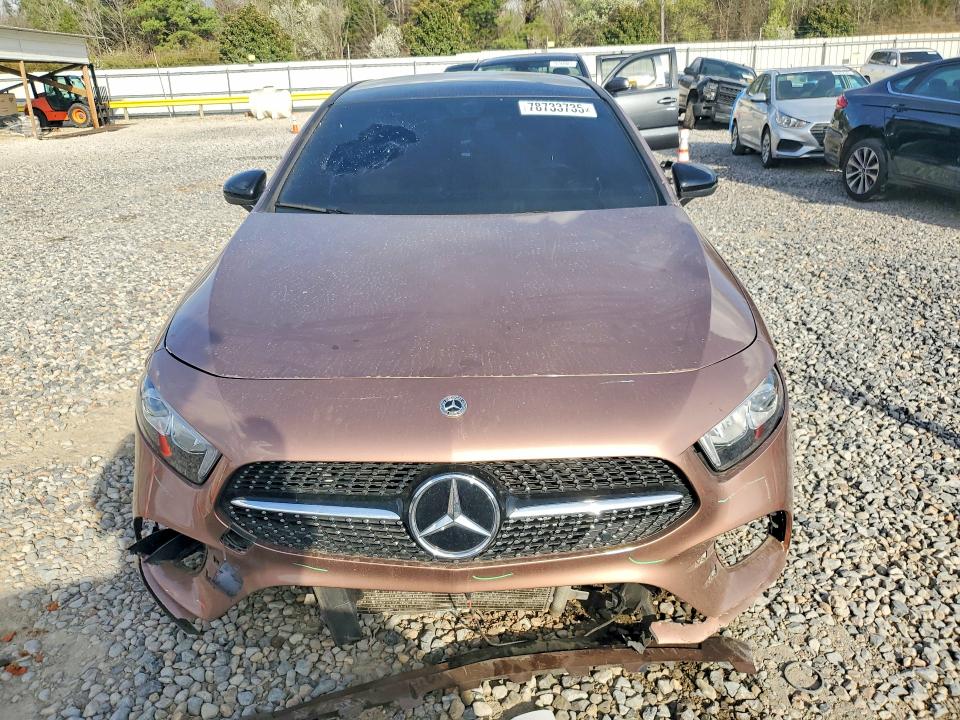 2022 Mercedes-benz A-klasse VIN W1K3G4EB2NJ363269 COPART salvage auction — FRONT END, Tn - Salvage Certificate, sold $3,050 on 2026-07-28 (photo 5)