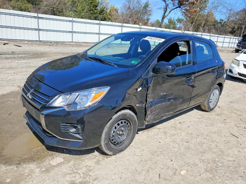 2024 Mitsubishi Mirage VIN ML32AUHJ9RH037592 COPART salvage auction — SIDE, Va - Cert Of Title - Salvage, sold $3,100 on 2026-07-14 (photo 1)