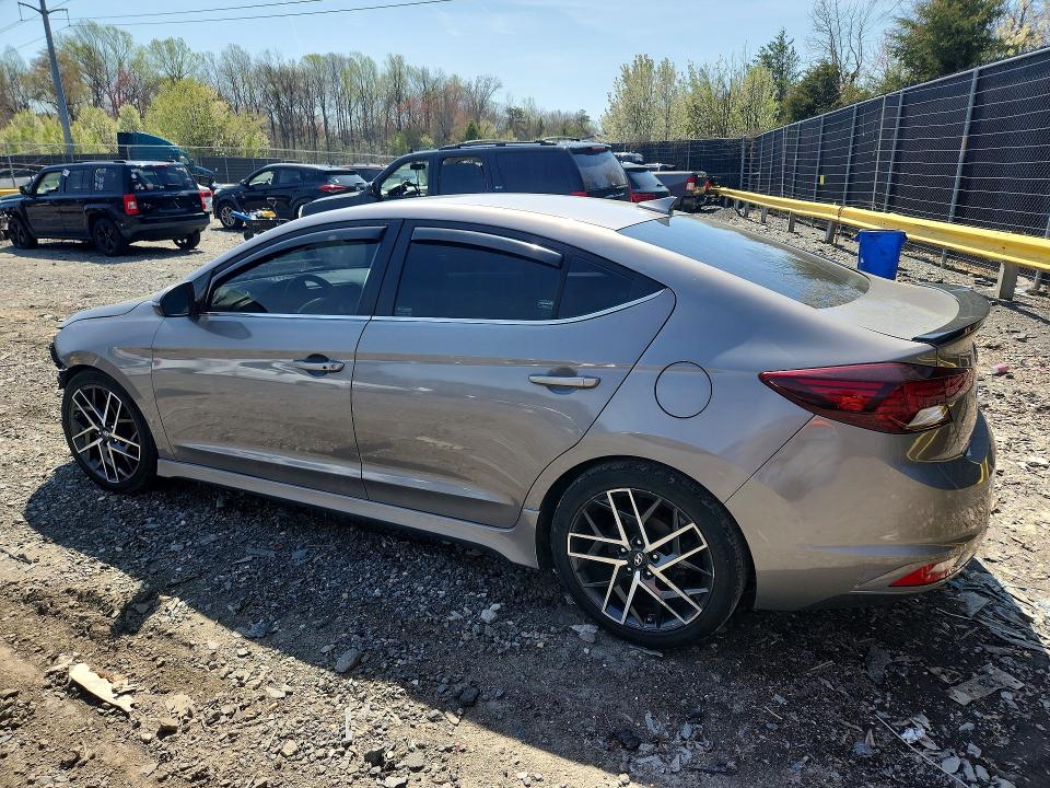2020 Hyundai Elantra VIN KMHD04LB6LU070584 COPART salvage auction — FRONT END, Md - Cert Of Salvage > 75% Damage, sold $3,350 on 2026-07-14 (photo 2)