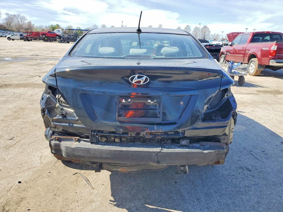 2017 Hyundai Accent VIN KMHCT4AE6HU247416 COPART salvage auction — HAIL, Wv - Salvage Certificate, sold $800 on 2026-07-14 (photo 6)