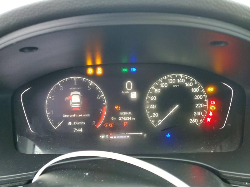 2022 Honda Civic VIN 2HGFE2F50NH129399 COPART salvage auction — FRONT END, ON - PERMIT SALVAGE, sold $3,600 on 2026-07-02 (photo 9)
