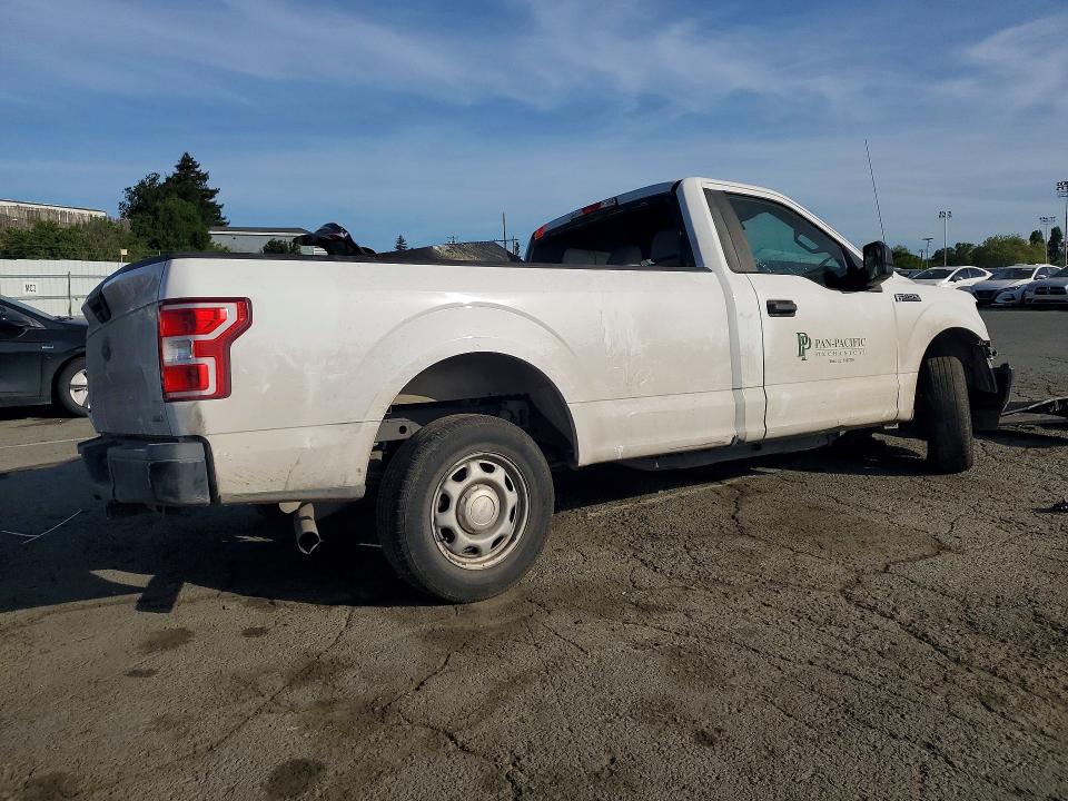 2018 Ford F-150 VIN 1FTMF1CP1JKE51409 COPART salvage auction — FRONT END, Ca - Salvage Certificate, sold $2,400 on 2026-07-02 (photo 3)