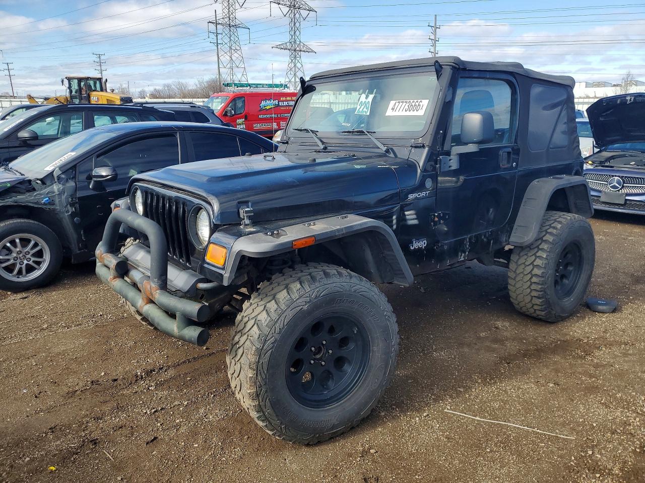 2004 Jeep Wrangler VIN 1J4FA49S84P801236 COPART salvage auction — Minor Dent/Scratches, IL - CERT OF TITLE-REBUILT, sold $2,950 on 2026-07-09 (photo 1)