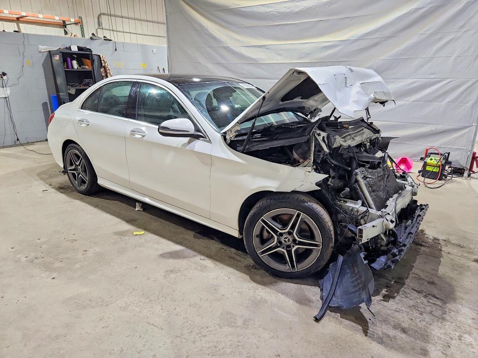 2021 Mercedes-benz C-klasse VIN W1KWF8EB6MR627844 COPART salvage auction — FRONT END, NH - CERT OF TITLE-SALVAGE, sold $3,250 on 2026-07-02 (photo 4)