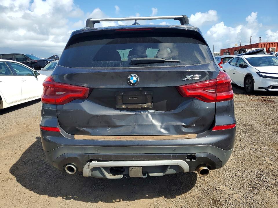 2018 BMW X3 VIN 5UXTR9C58JLD61945 COPART salvage auction — REAR END, Hi - Certificate Of Salvage, sold $5,600 on 2026-07-13 (photo 6)