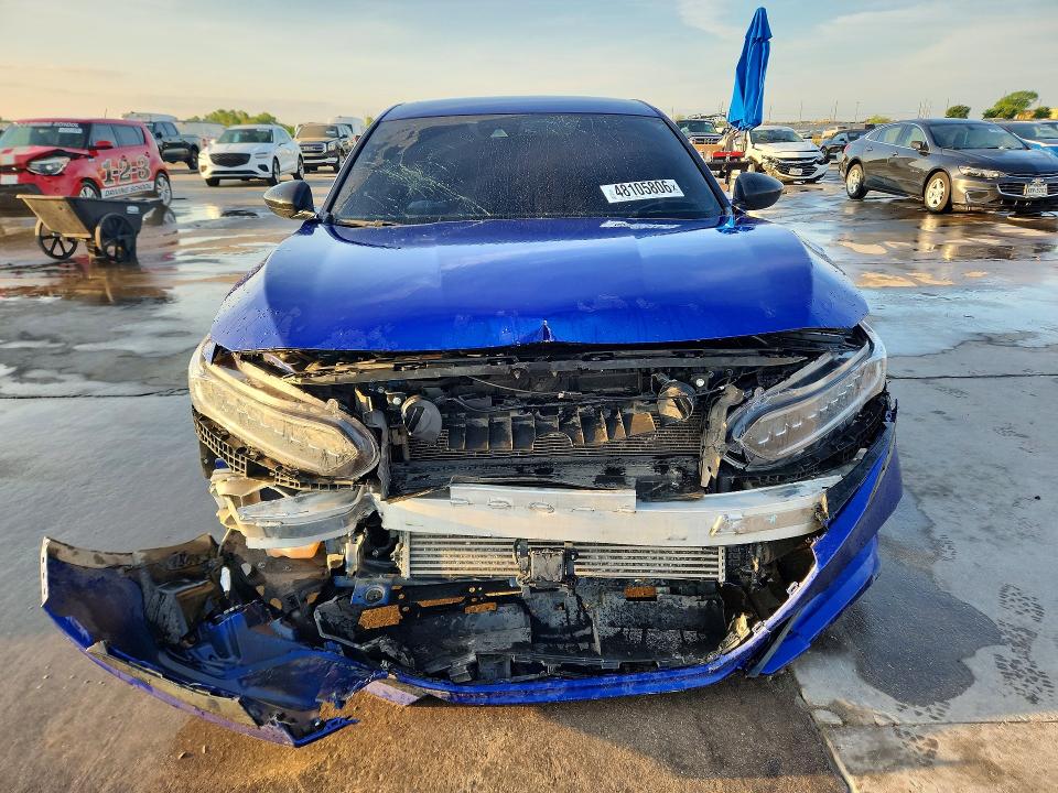 2022 Honda Accord VIN 1HGCV1F36NA111628 COPART salvage auction — FRONT END, Tx - Certificate Of Title, sold $7,800 on 2026-07-02 (photo 5)