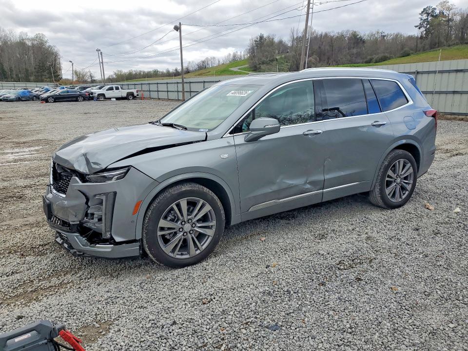 2025 Cadillac Xt6 VIN 1GYKPERS5SZ150815 COPART salvage auction — FRONT END, Ms - Cert Of Title-Salvaged, sold $14,500 on 2026-07-15 (photo 1)