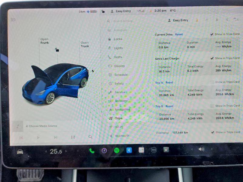 2020 Tesla Model 3 VIN 5YJ3E1EB9LF716934 COPART salvage auction — FRONT END, Salvage Title, sold $7,100 on 2026-07-09 (photo 9)