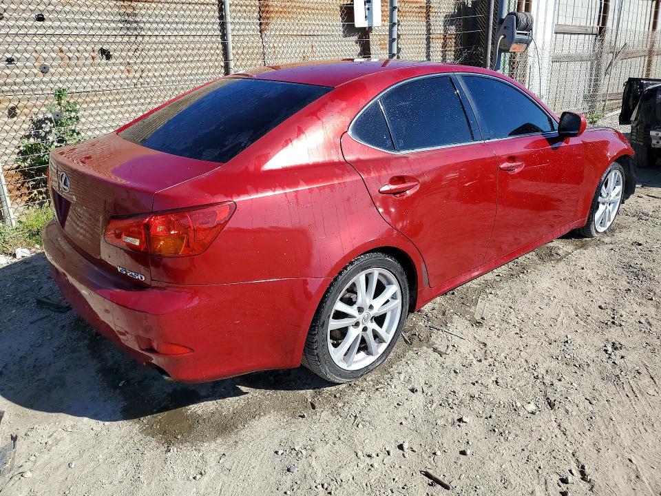 2006 Lexus Is VIN JTHBK262765022515 COPART salvage auction — FRONT END, Ca - Salvage Certificate, sold $400 on 2026-07-13 (photo 3)