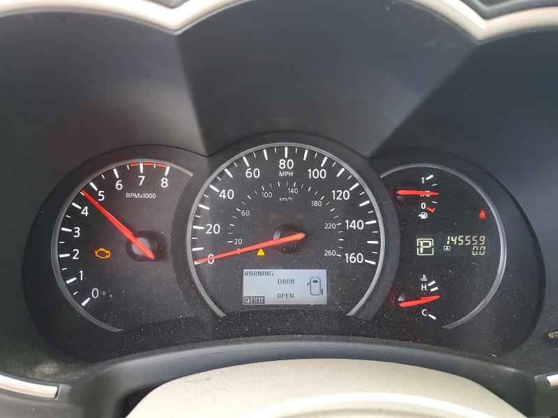 2016 Nissan Quest VIN JN8AE2KP1G9152200 COPART salvage auction — MINOR DENT/SCRATCHES, Fl - Certificate Of Title, sold $625 on 2026-07-10 (photo 9)