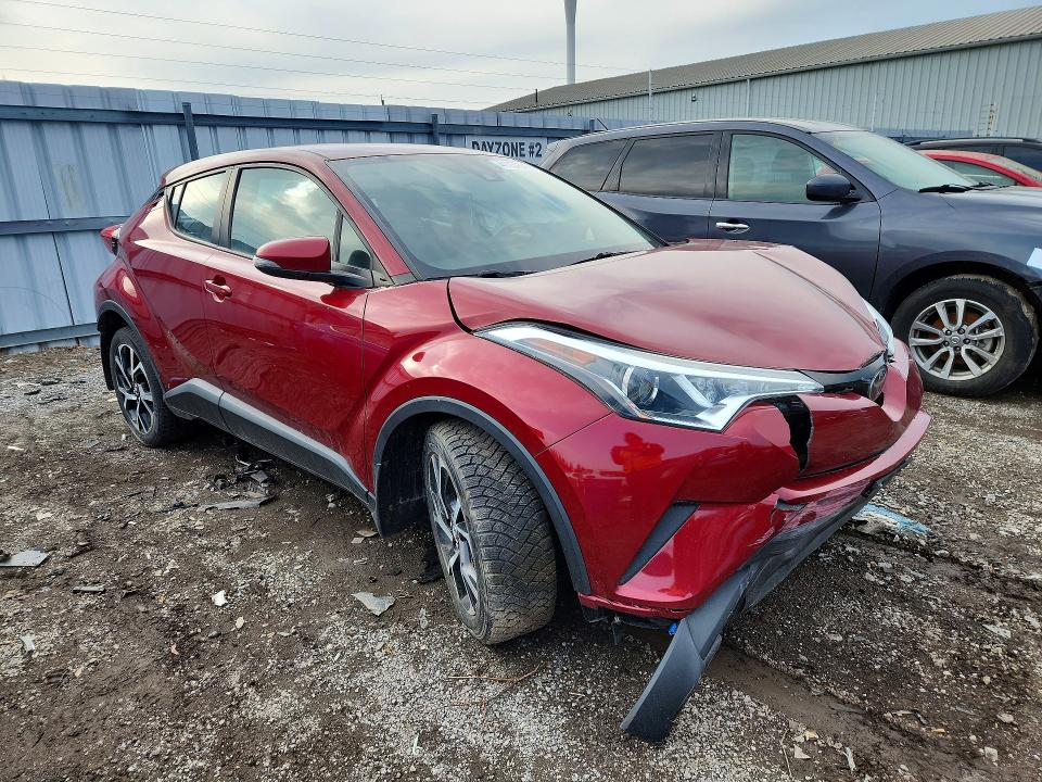2018 Toyota C-hr VIN NMTKHMBX9JR060486 COPART salvage auction — FRONT END, On - Permit Salvage, sold $2,500 on 2026-07-28 (photo 4)
