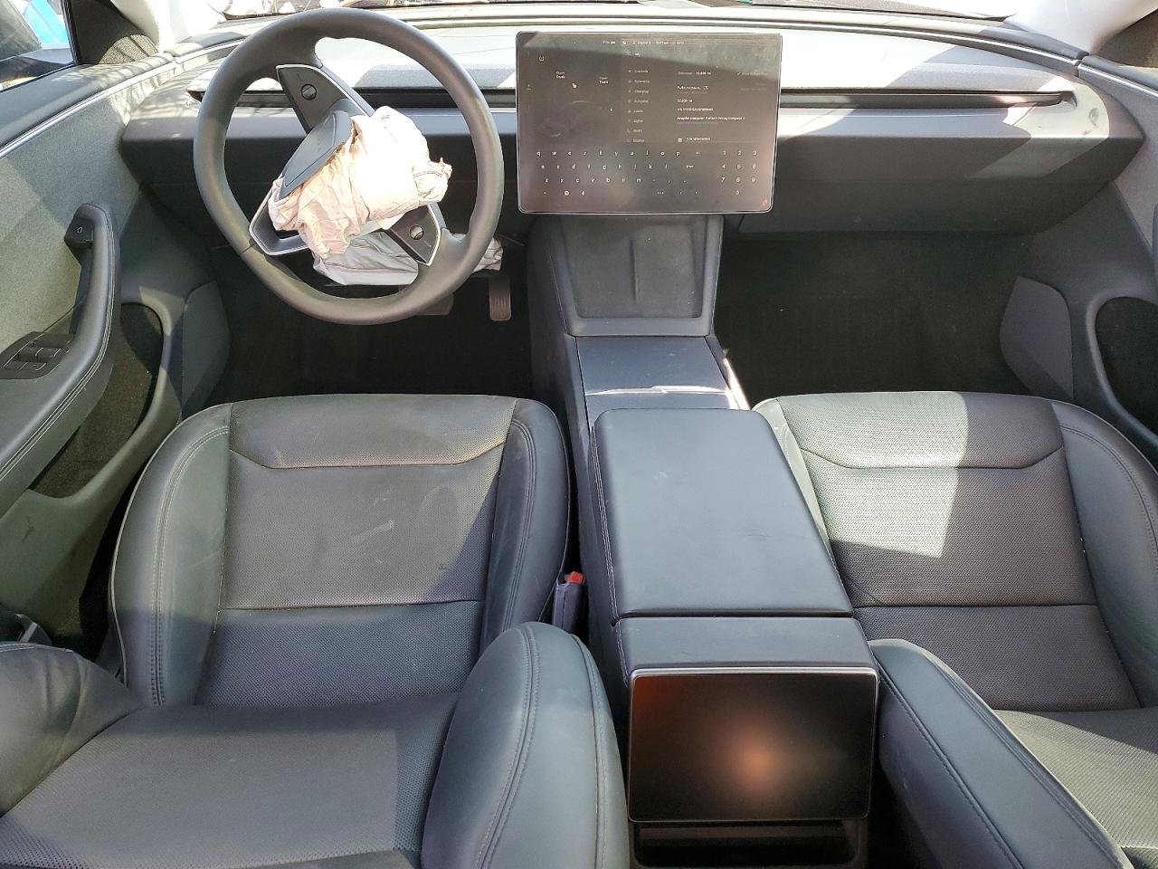 2025 Tesla Model 3 VIN 5YJ3E1EA3SF980608 COPART salvage auction — Front End, TX - SALVAGE VEHICLE TITLE, sold $6,300 on 2026-06-24 (photo 8)