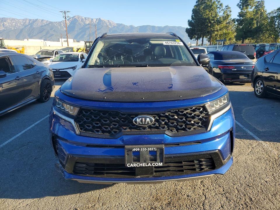 2021 Kia Sorento VIN 5XYRHDLFXMG057961 COPART salvage auction — SIDE, Salvage Title, sold $5,500 on 2026-07-14 (photo 5)