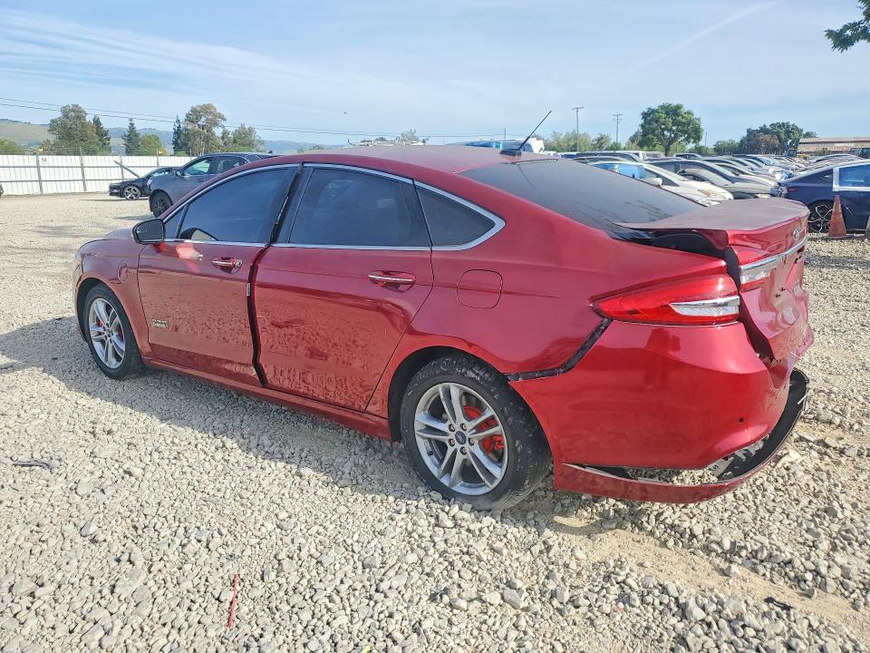 2017 Ford Fusion VIN 3FA6P0PU9HR276189 COPART salvage auction — VANDALISM, Ca - Salvage Certificate, sold $875 on 2026-07-02 (photo 2)