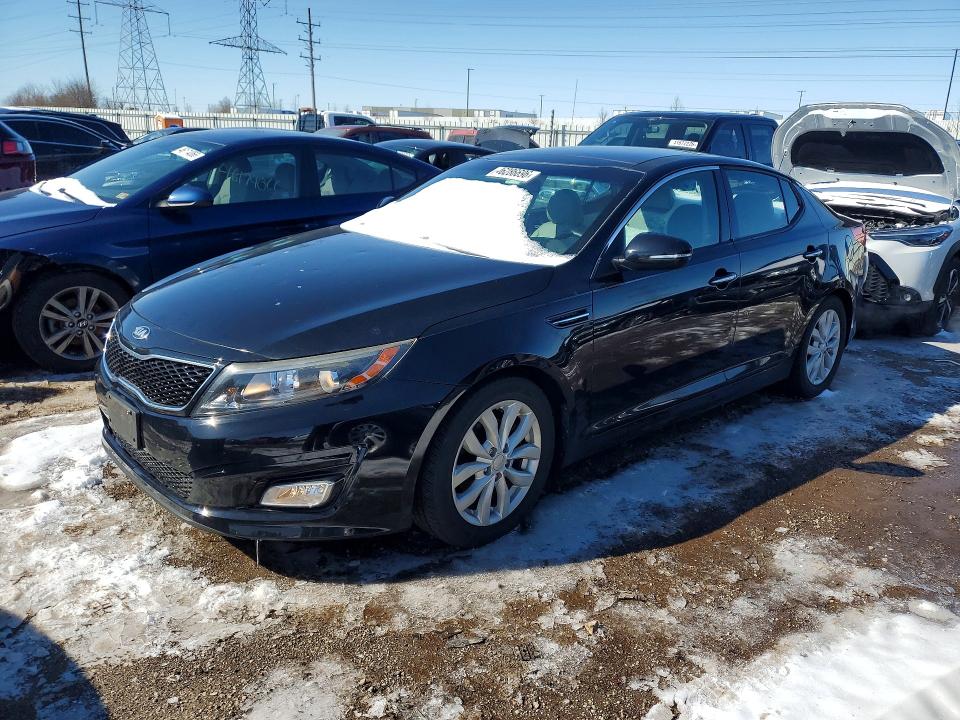 2015 Kia Optima VIN 5XXGN4A75FG407662 COPART salvage auction — HAIL, Il - Salvage Certificate, sold $1,200 on 2026-07-28 (photo 1)