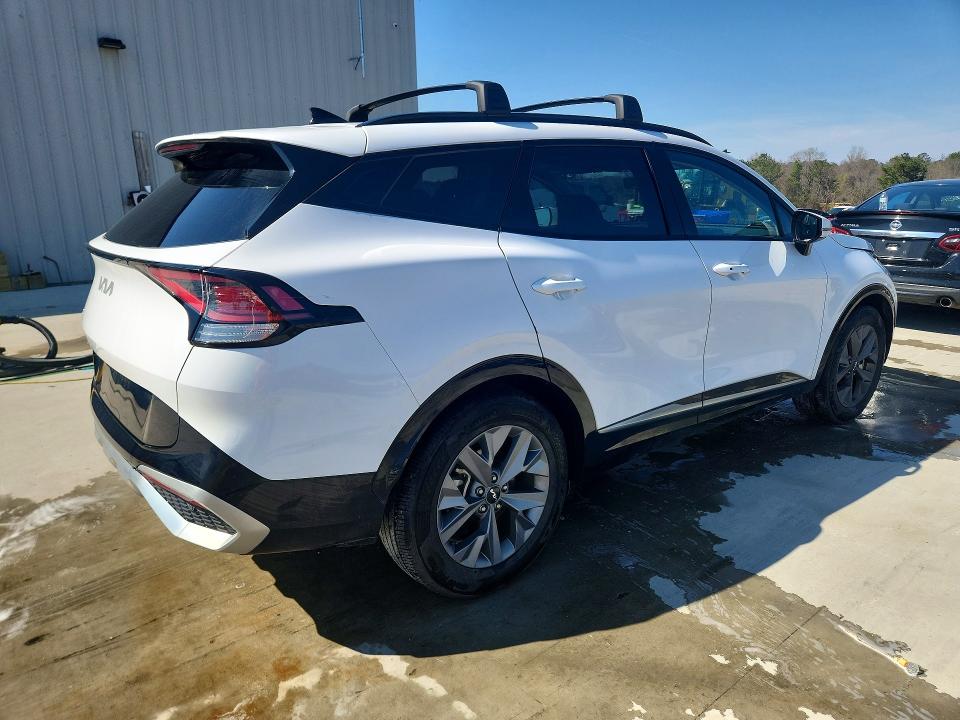 2025 Kia Sportage VIN 5XYK43DF1SG252544 COPART salvage auction — FRONT END, Ga - Cert Of Title-Salvage, sold $11,200 on 2026-07-09 (photo 3)