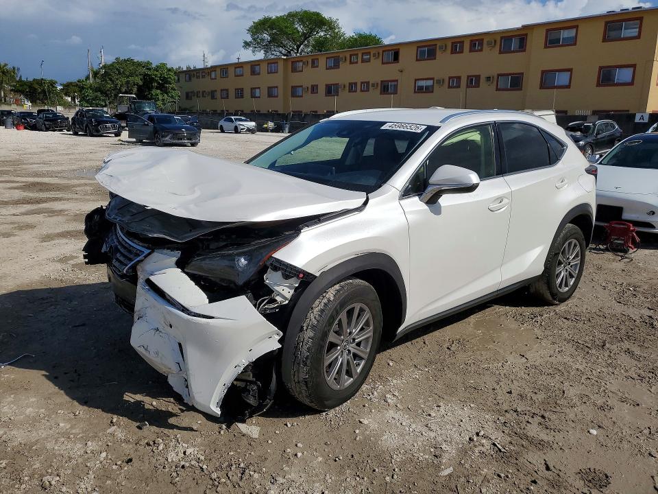 2020 Lexus Nx VIN JTJAARBZXL5003901 COPART salvage auction — FRONT END, Salvage Title, sold $4,300 on 2026-07-27 (photo 1)