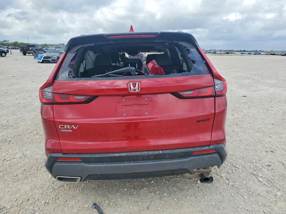 2024 Honda Cr-v VIN 7FARS5H89RE004933 COPART salvage auction — ALL OVER, Tx - Salvage Vehicle Title, sold $1,100 on 2026-07-09 (photo 6)