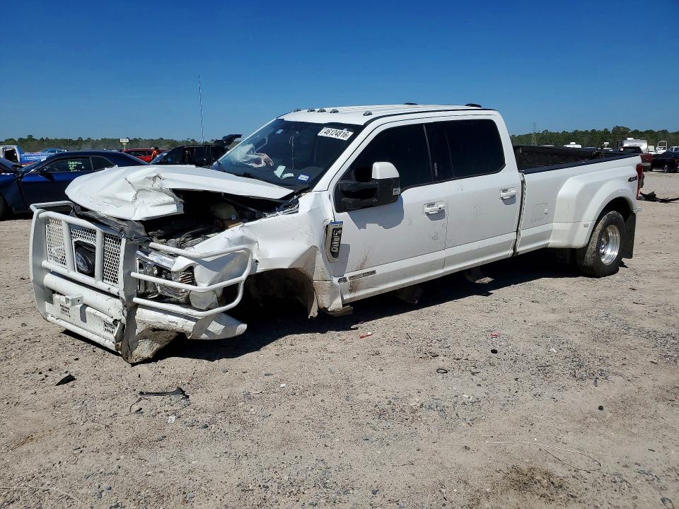 2021 Ford F-350 super duty VIN 1FT8W3DT6MED28782 COPART salvage auction — FRONT END, Tx - Salvage Vehicle Title, sold $13,700 on 2026-07-10 (photo 1)