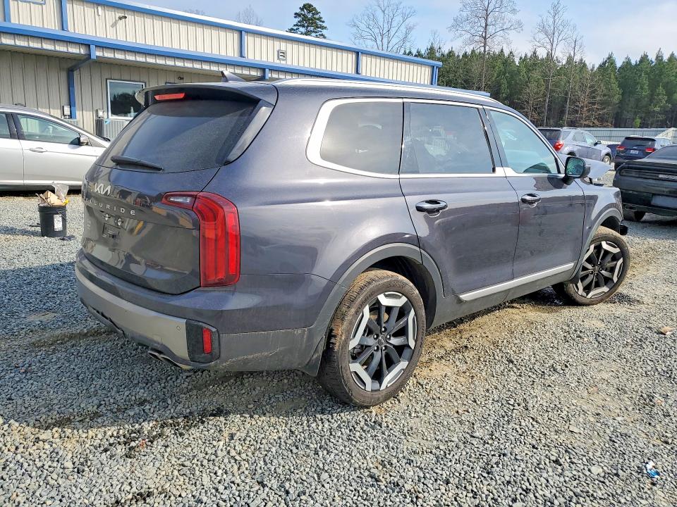 2025 Kia Telluride VIN 5XYP64GC1SG637092 COPART salvage auction — FRONT END, Nc - Salvage Certificate Of Title, sold $700 on 2026-07-30 (photo 3)