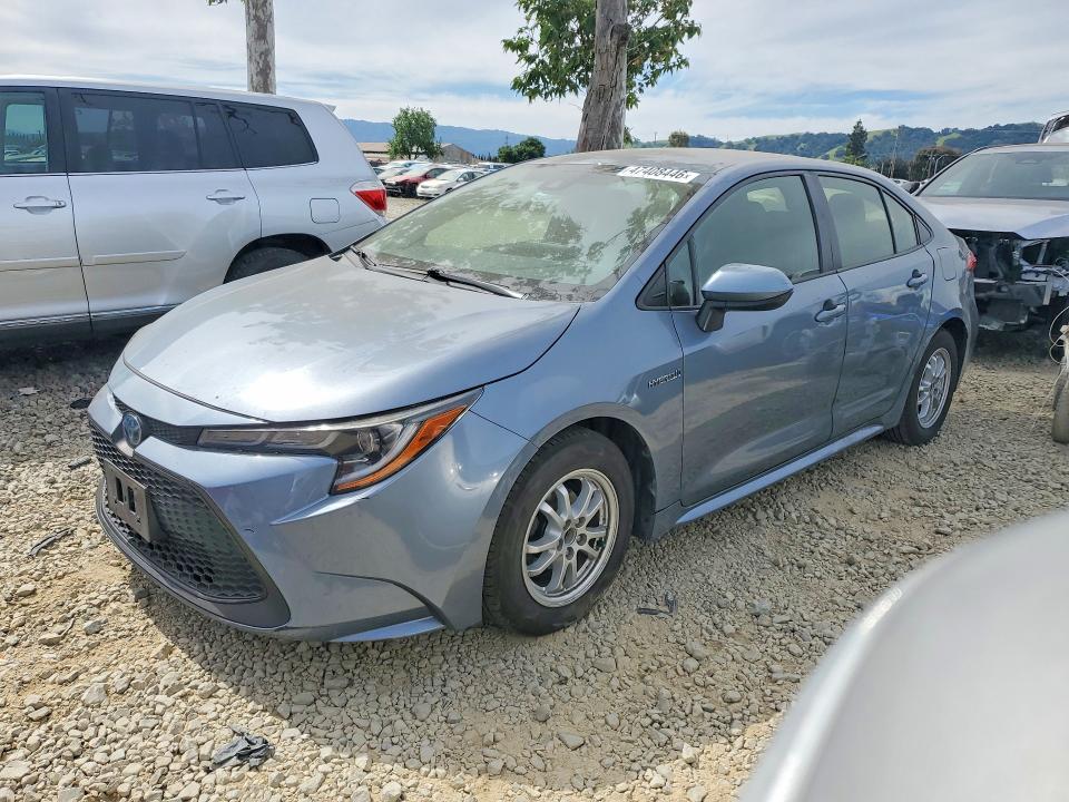 2021 Toyota Corolla VIN JTDEAMDE5MJ027999 COPART salvage auction — SIDE, CA - SALVAGE CERTIFICATE, sold $6,600 on 2026-07-09 (photo 1)