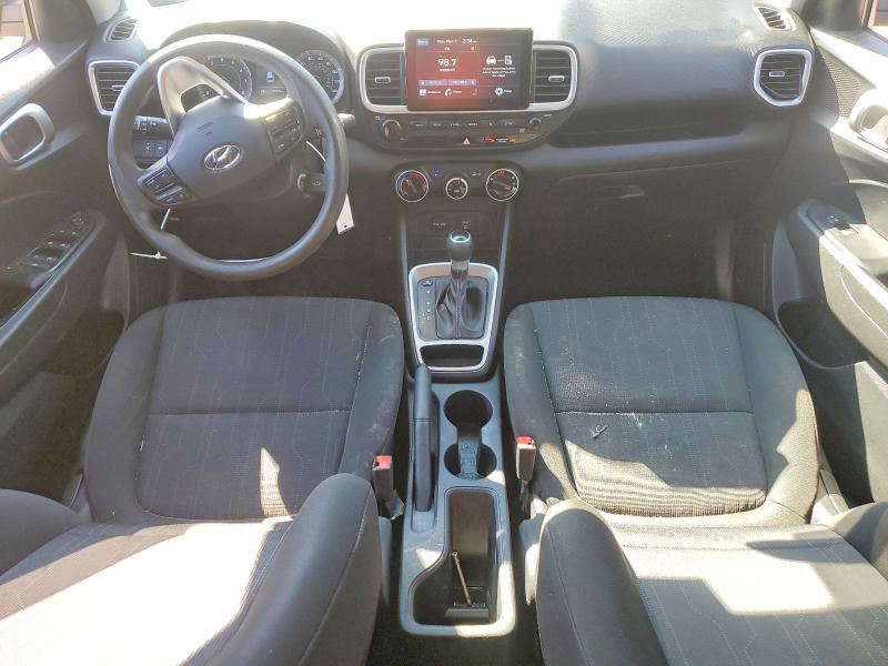 2021 Hyundai Venue VIN KMHRB8A36MU078690 COPART salvage auction — FRONT END, Va - Cert Of Title - Salvage, sold $2,050 on 2026-07-28 (photo 8)