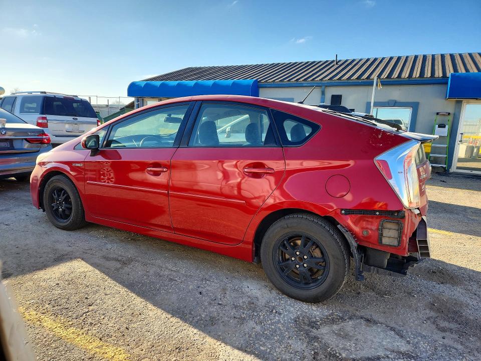 2012 Toyota Prius VIN JTDKN3DU5C5499622 COPART salvage auction — REAR END, Ks - Cert Of Title-Salvage, sold $625 on 2026-07-08 (photo 2)