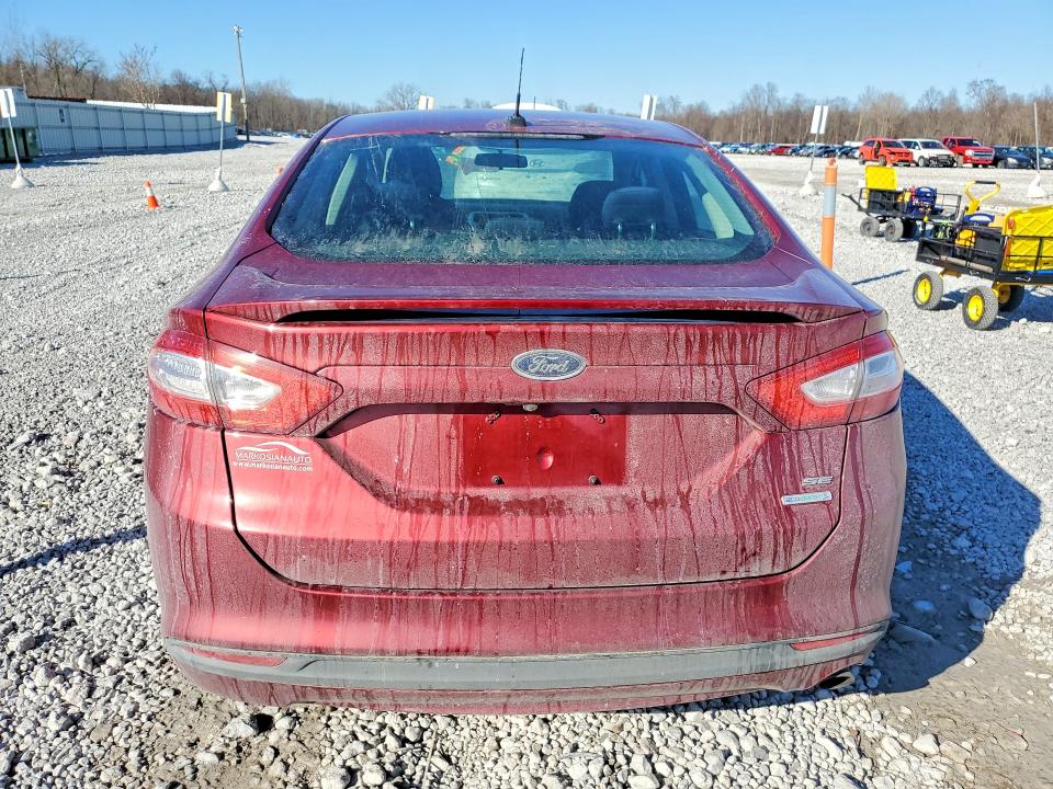 2013 Ford Fusion VIN 3FA6P0HR9DR119766 COPART salvage auction — MINOR DENT/SCRATCHES, Ut - Certificate Of Title (P), sold $225 on 2026-07-02 (photo 6)