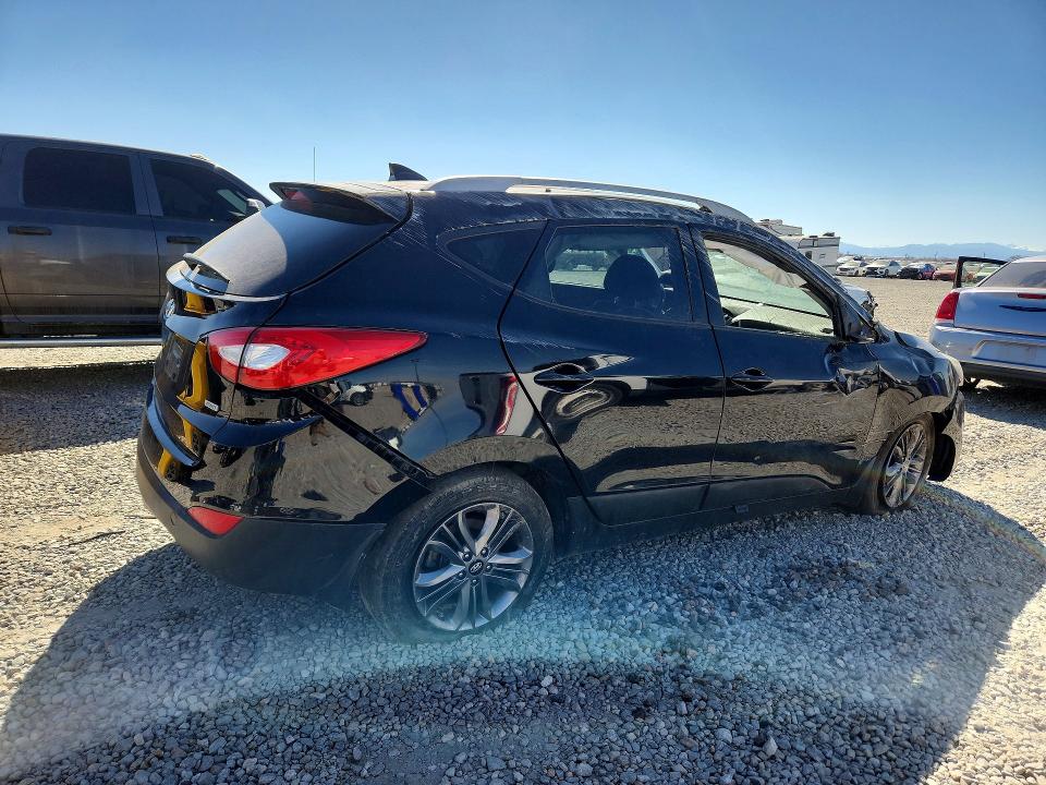 2014 Hyundai Tucson VIN KM8JUCAG9EU941500 COPART salvage auction — ROLLOVER, CO - PUBLIC - SALVAGE TITLE, sold $1,300 on 2026-07-02 (photo 3)