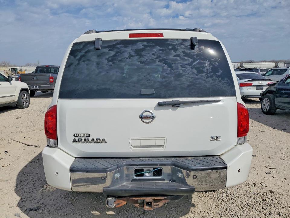 2007 Nissan Armada VIN 5N1BA08C27N702933 COPART salvage auction — FRONT END, Ks - Cert Of Title-Salvage, sold $675 on 2026-07-02 (photo 6)