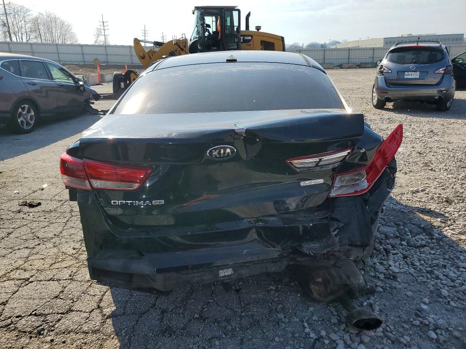 2016 Kia Optima VIN 5XXGT4L34GG029061 COPART salvage auction — REAR END, Mo - Salvage Certificate Of Title, sold $625 on 2026-07-31 (photo 6)