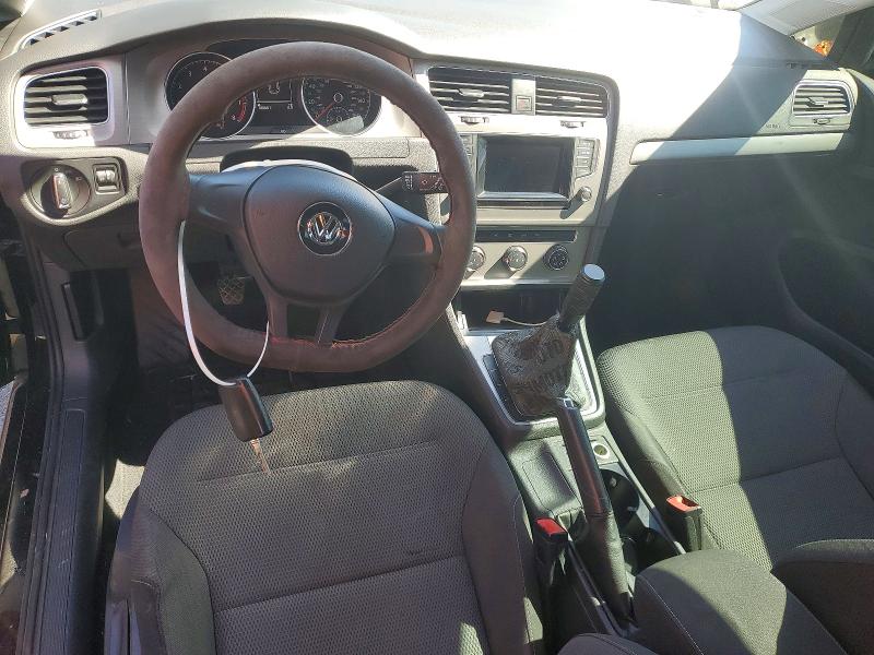 2015 Volkswagen Golf VIN 3VW817AU8FM023510 COPART salvage auction — MECHANICAL, Or - Certificate Of Title, sold $1,800 on 2026-07-08 (photo 8)