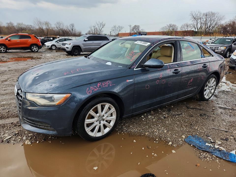 2014 Audi VIN WAUFGAFC5EN075409 COPART salvage auction — HAIL, Il - Salvage Certificate, sold $1,450 on 2026-07-03 (photo 1)