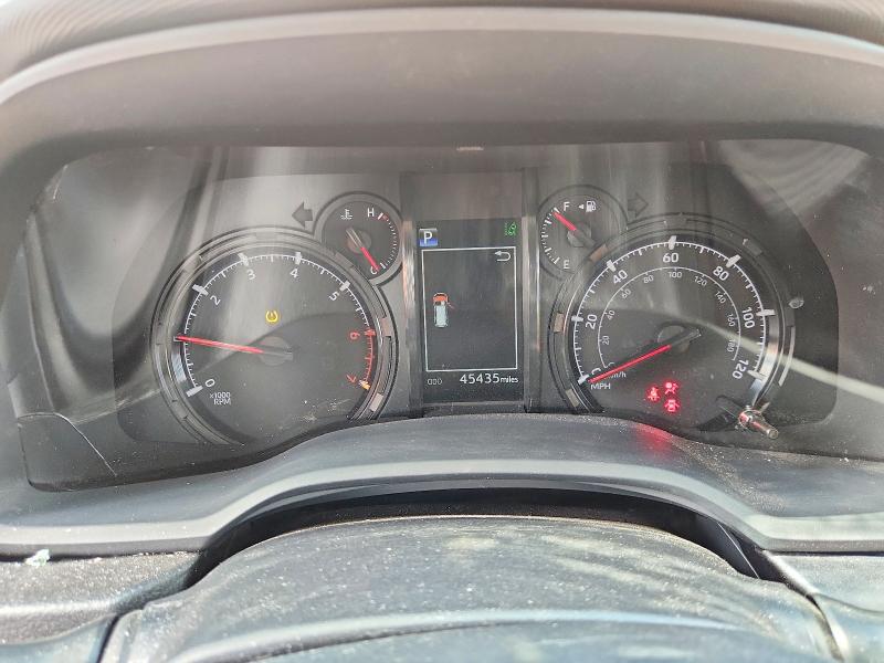 2023 Toyota 4runner VIN JTEEU5JRXP5296254 COPART salvage auction — SIDE, TX - SALVAGE VEHICLE TITLE, sold $14,500 on 2026-07-02 (photo 9)