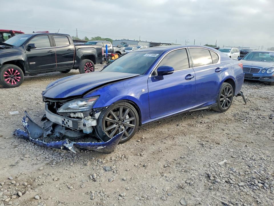 2015 Lexus Gs VIN JTHCE1BL9FA010068 COPART salvage auction — FRONT END, Tx - Salvage Vehicle Title, sold $950 on 2026-07-13 (photo 1)