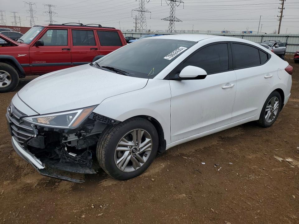 2020 Hyundai Elantra VIN 5NPD84LF1LH587981 COPART salvage auction — FRONT END, Il - Salvage Certificate, sold $3,400 on 2026-07-09 (photo 1)