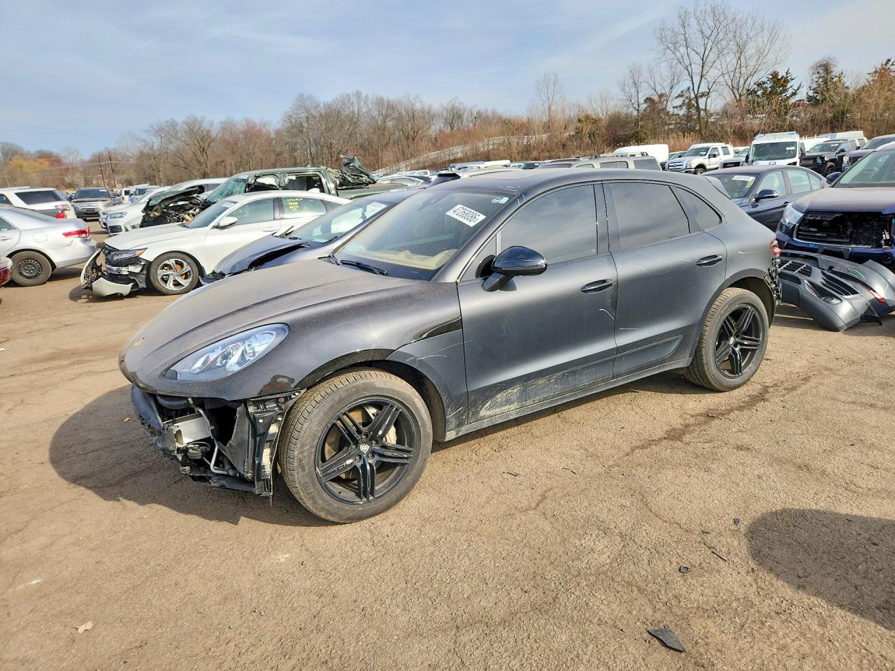 2015 Porsche Macan VIN WP1AB2A59FLB50375 COPART salvage auction — Front End, CT - CERT OF TITLE-SALVAGE, sold $4,400 on 2026-06-30 (photo 1)